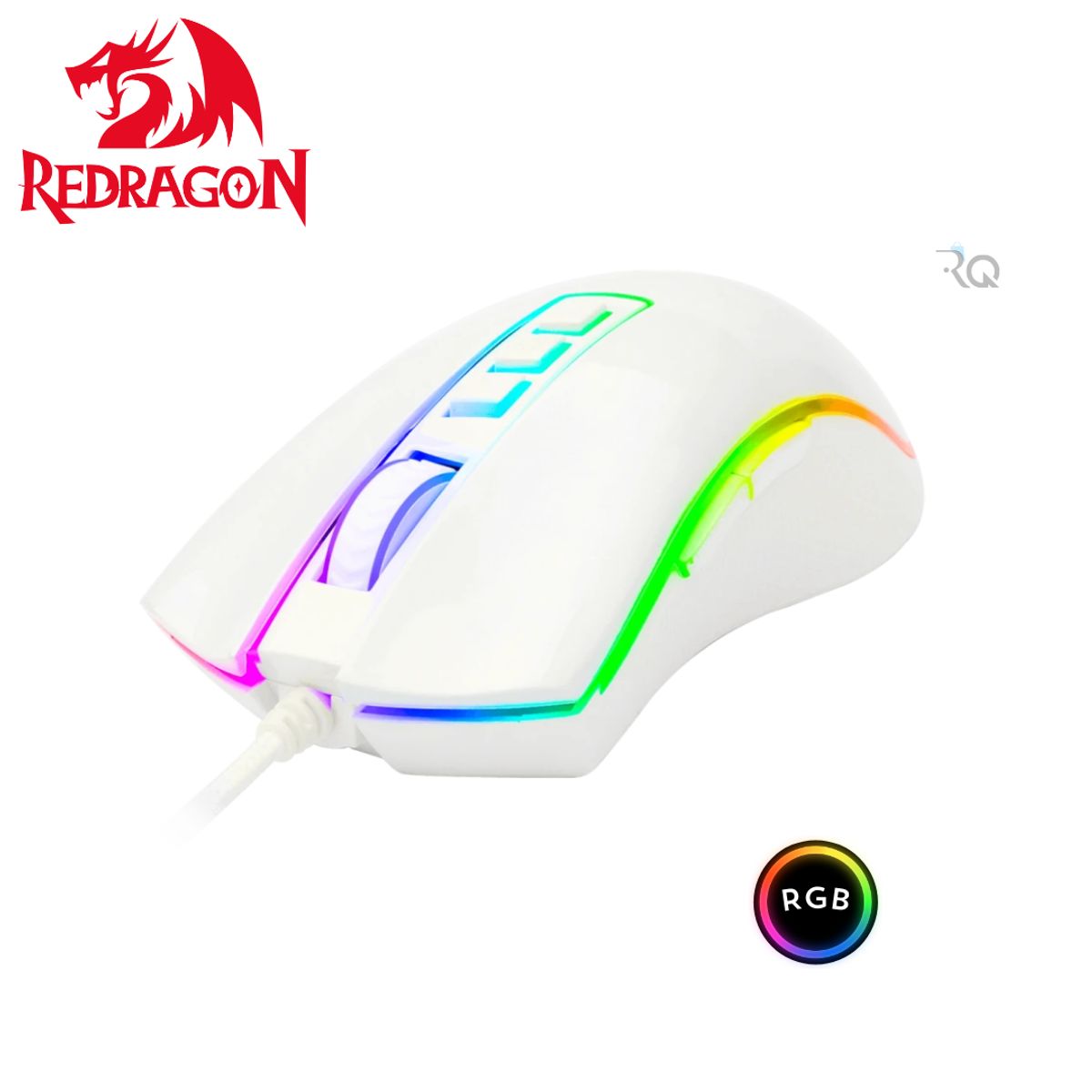 REDRAGON - Mouse Redragon M711W COBRA WHITE