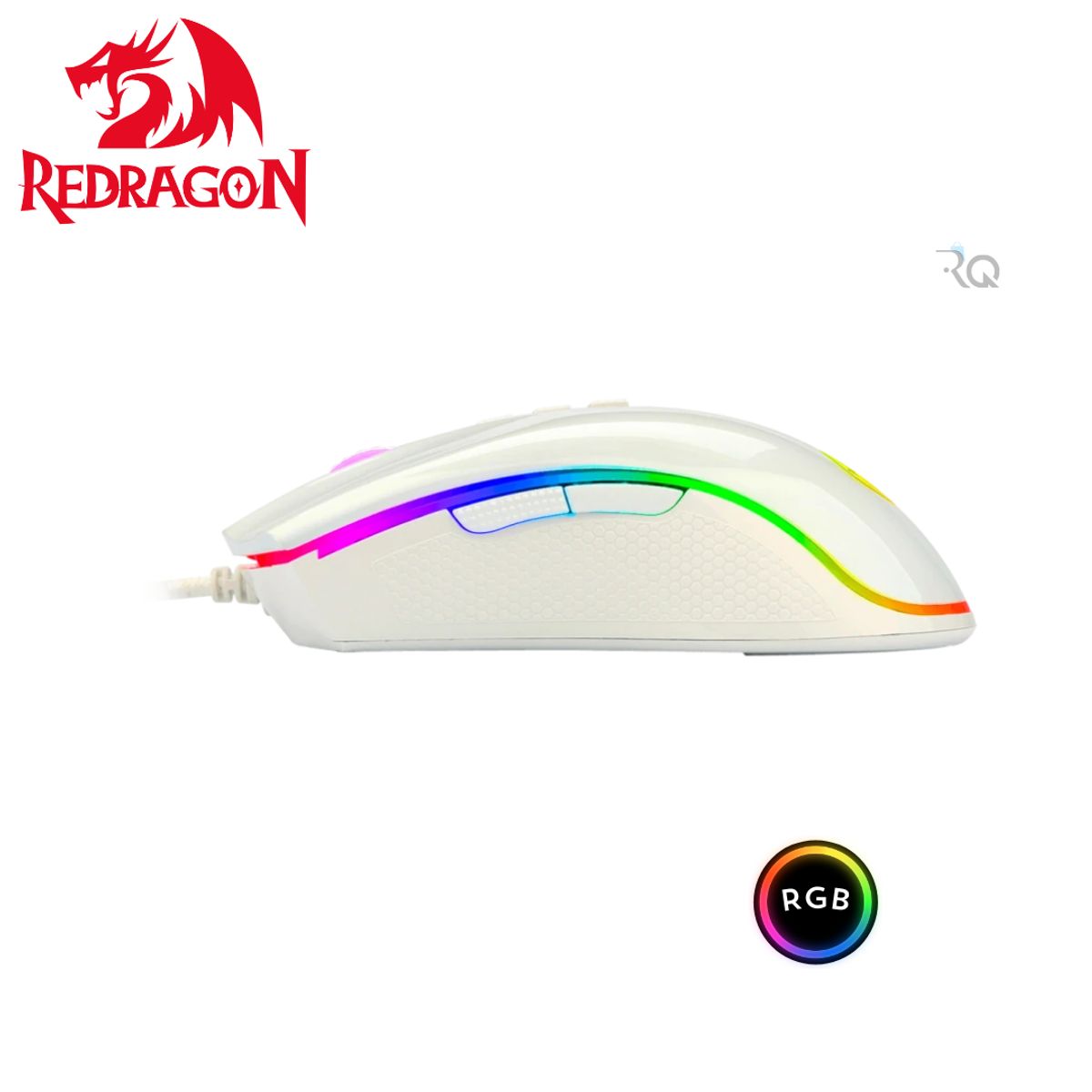 REDRAGON - Mouse Redragon M711W COBRA WHITE