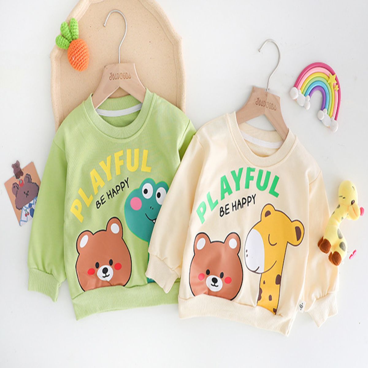 GENERICO - ROPA  PARA NIÑO SAFARI VERDE- 2 PIEZAS