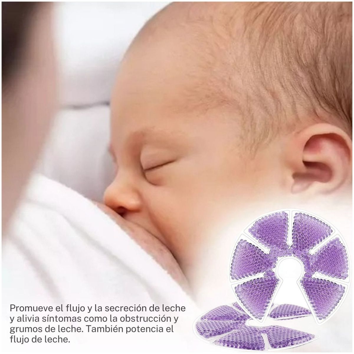 DAUER - Compresas de Lactancia Gel Reutilizables Calor-Frio x2 Und