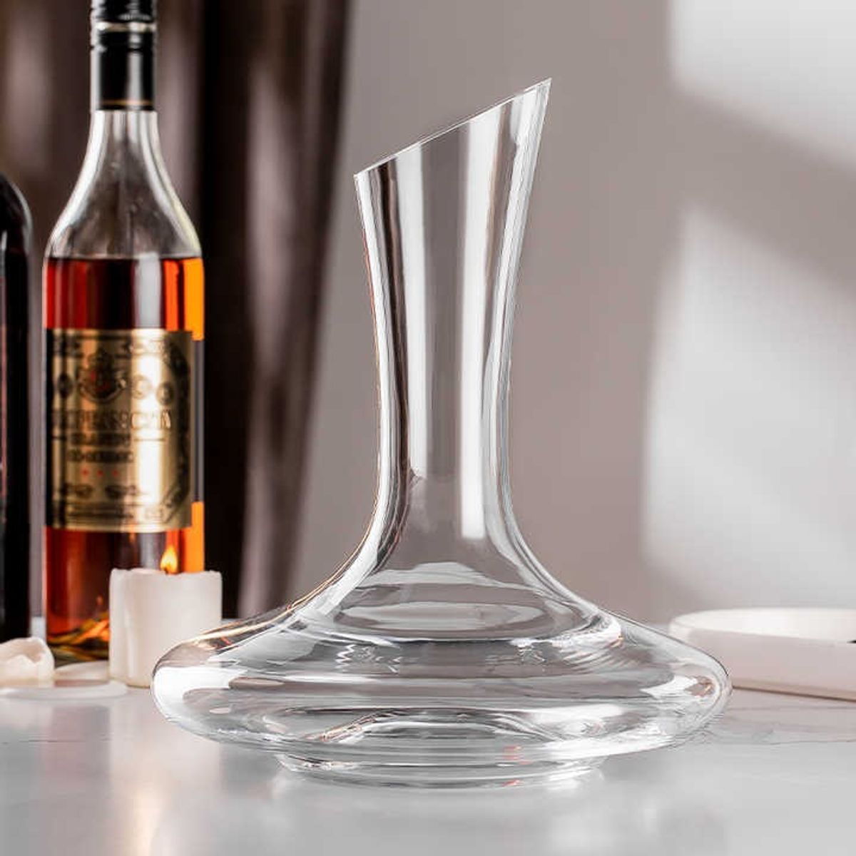 GENERICO - Decantador de Vino 1.5 L para Intensificar Aromas y Sabor