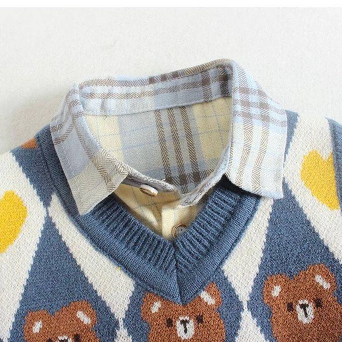 GENERICO - ROPA CONJUNTOS  PARA NIÑO  AZUL-3 PIEZAS