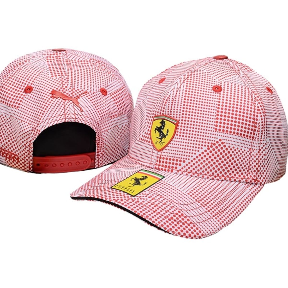 GENERICO - Gorra Ferrari Formula 1 Original Nueva Lecrerc Italia Rojo