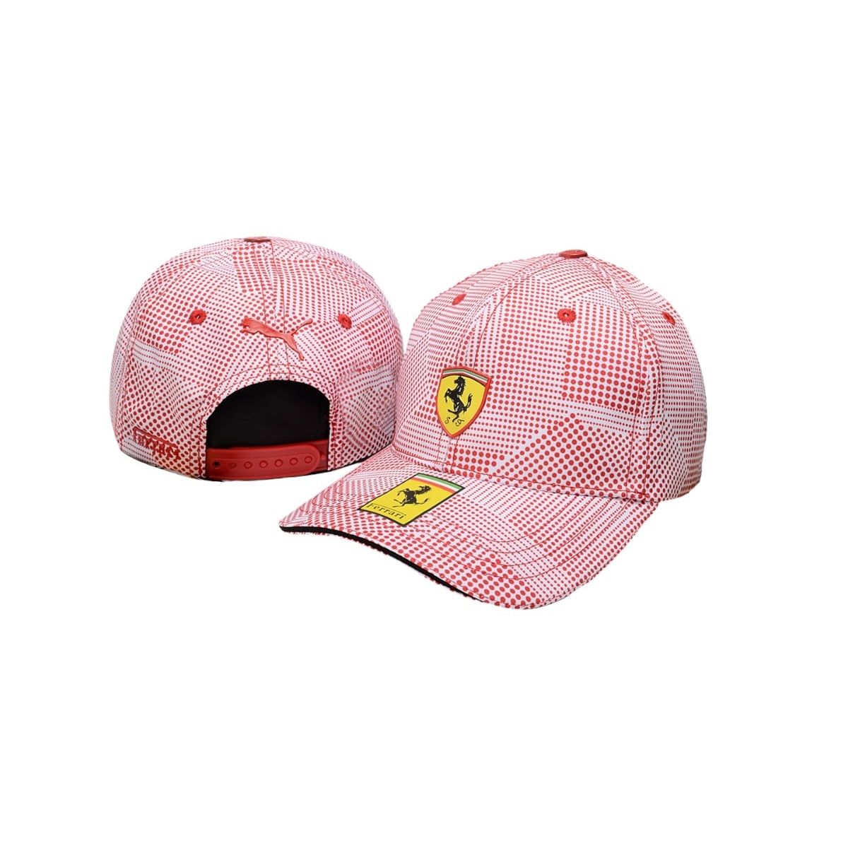 GENERICO - Gorra Ferrari Formula 1 Original Nueva Lecrerc Italia Rojo