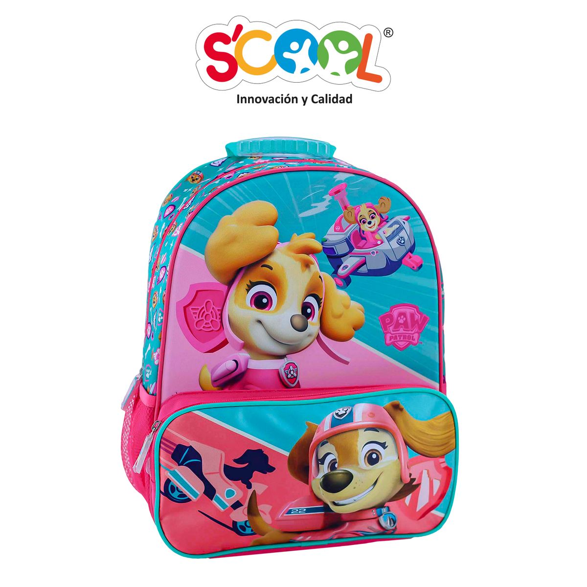 SCOOL - MOCHILA SET SCOOL RANGER A4 3D PAW PATROL NIÑA