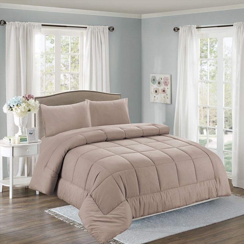 CASATEX - Edredón + Juego de sábanas King size 100% Algodón