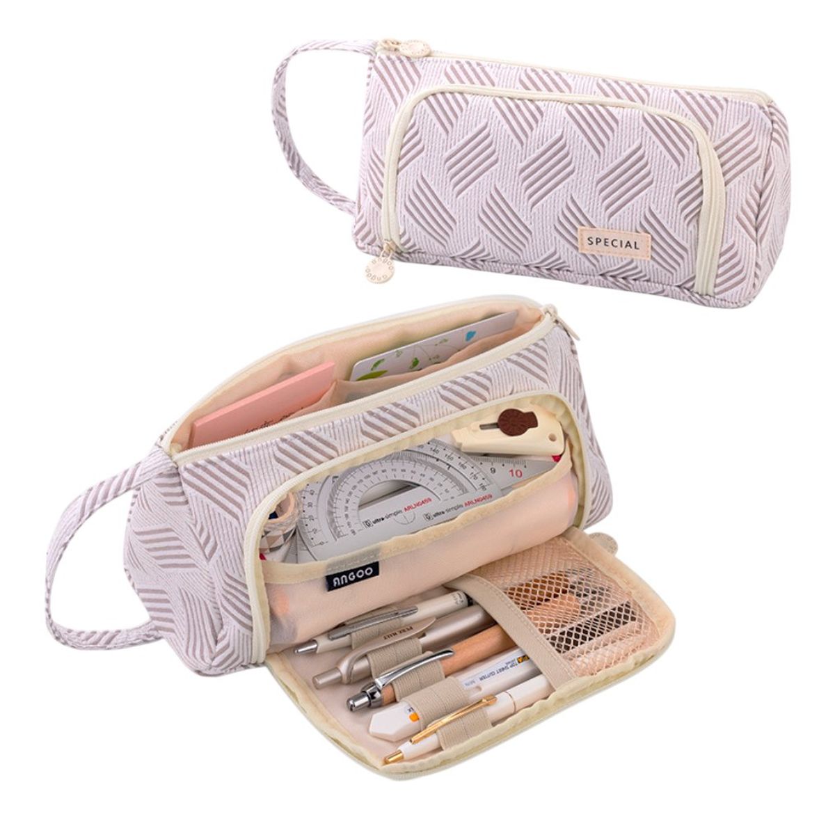 GENERICO - Cartuchera Kaleia - Taupe