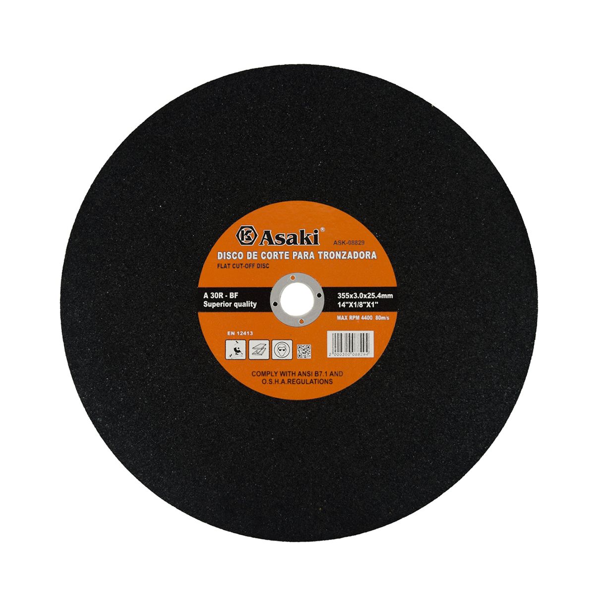 ASAKI - Disco de Corte para Tronzadora 14″