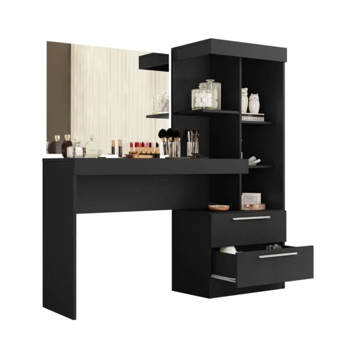 GENERICO - Tocador Moderno Peepi Negro R&R MUEBLES
