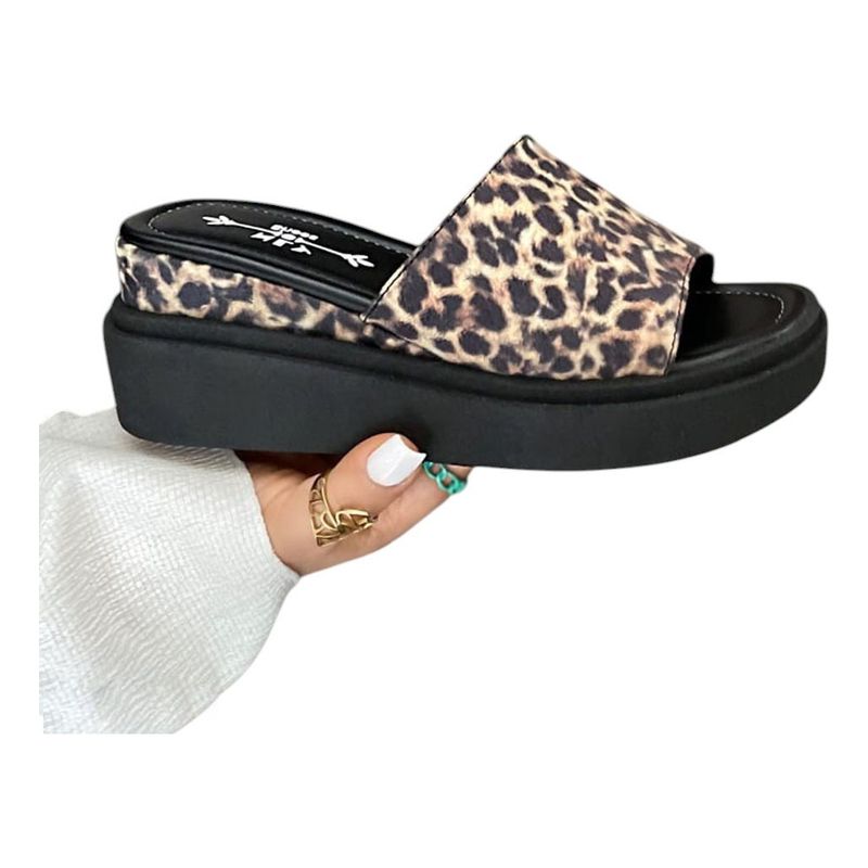 GENERICO - Sandalia Mujer Plataforma Goma 4 Cm 2086L-45 Color Multicolor