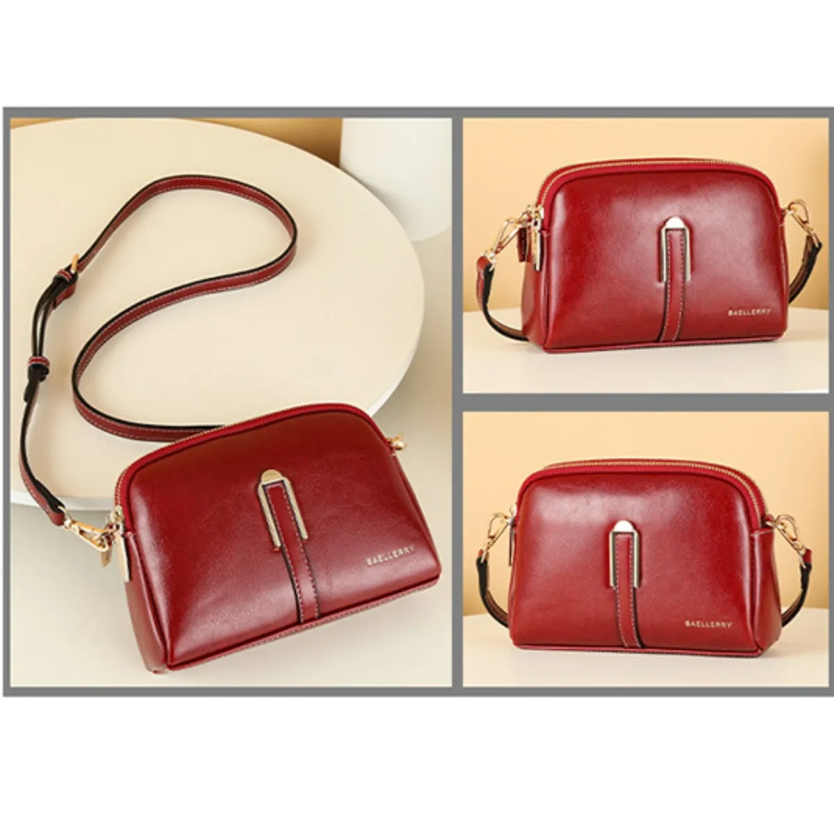 BAELLERRY - Cartera de cuero vegano PU 8922 Dama