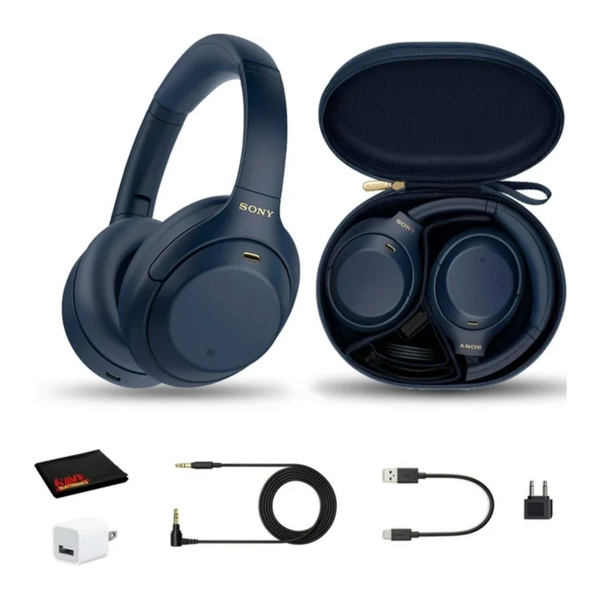 SONY - Audífonos Noise Cancelling con Bluetooth Sony WH-1000XM4 - Azul