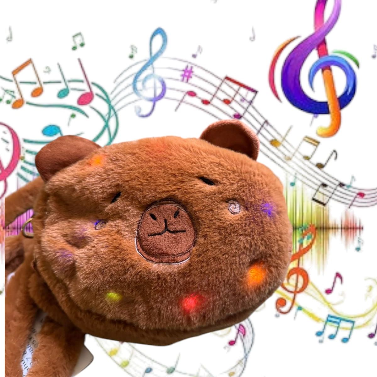 GENERICO - CARTERA Y MORRAL CAPIBARA MUSICAL