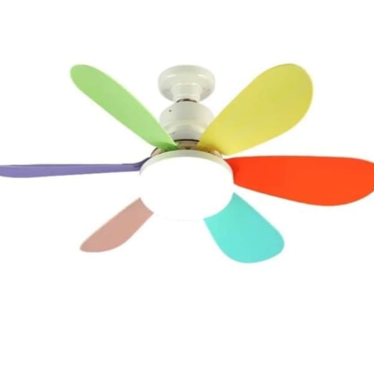 GENERICO - FOCO VENTILADOR DE TECHO COLORFULL  2 en 1