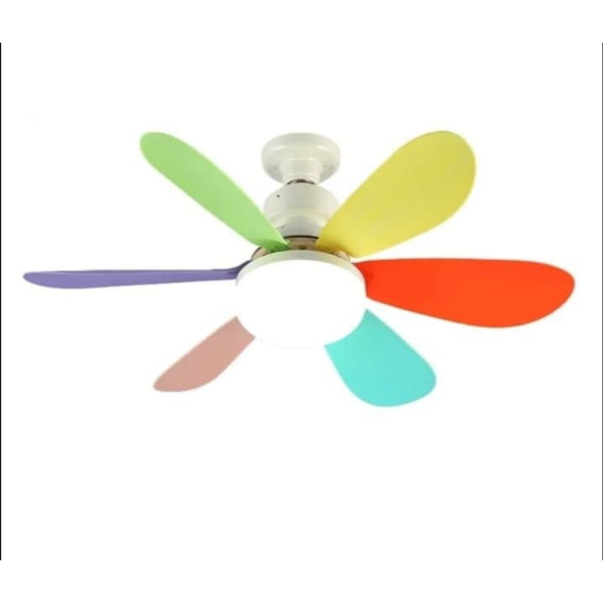 GENERICO - FOCO VENTILADOR DE TECHO COLORFULL  2 en 1