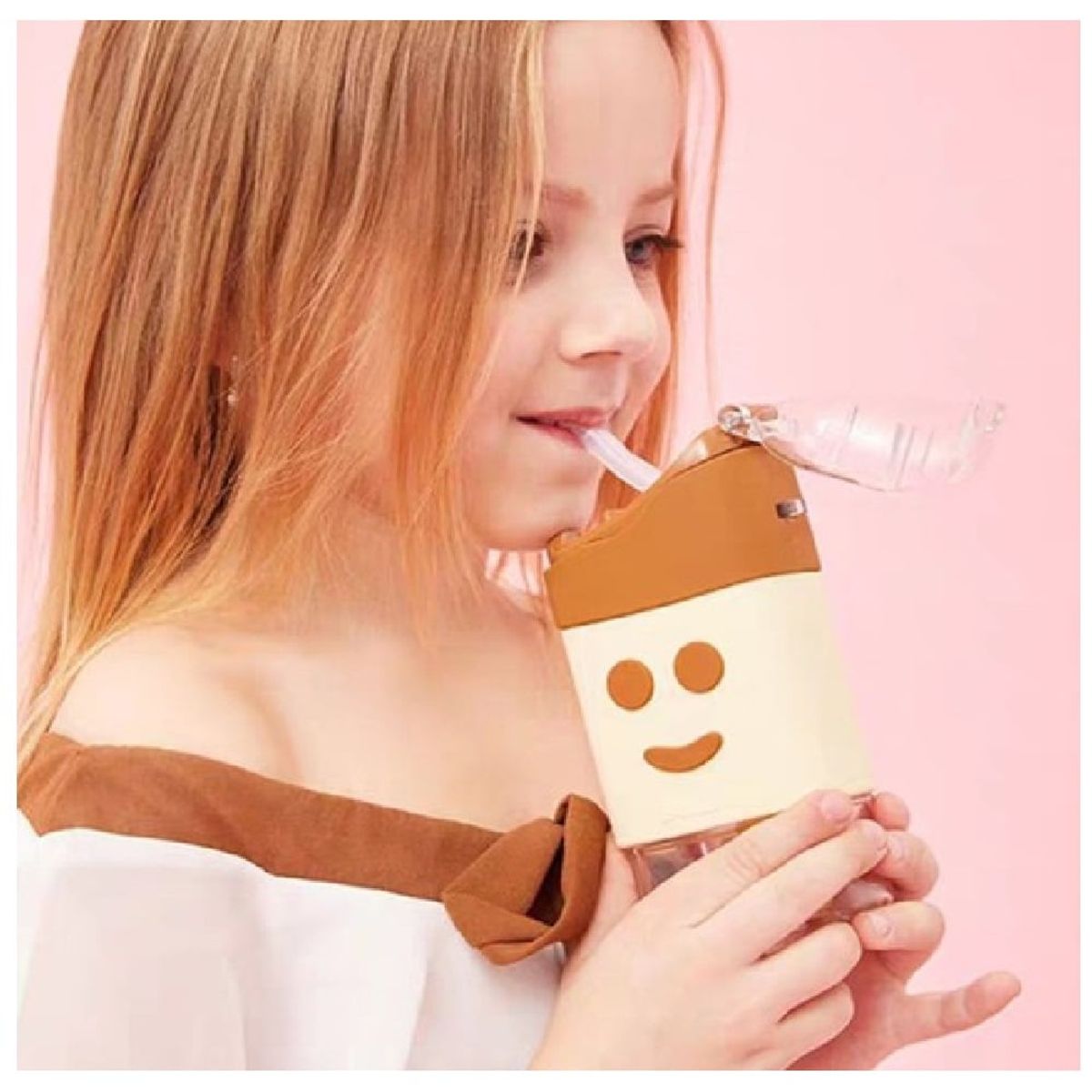 GENERICO - Botella Antiderrame Tomatodo Modelo Helado Vainilla 380ml