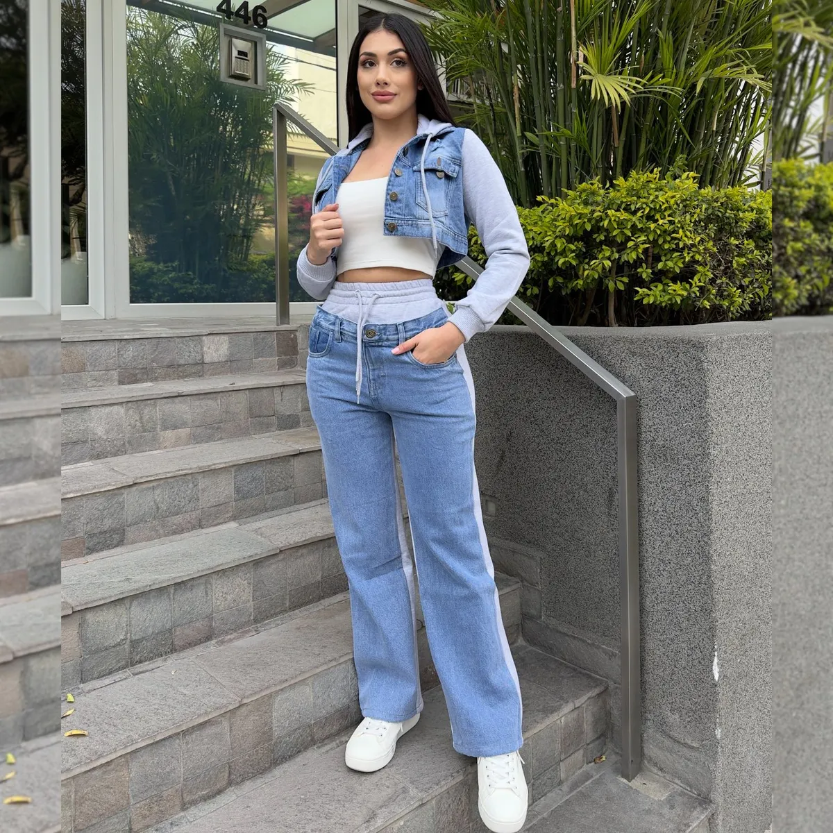 BENCUS JEANS - Pantalón Jean Algodón Mujer Bencus Track