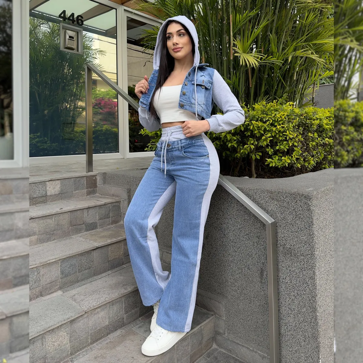 BENCUS JEANS - Pantalón Jean Algodón Mujer Bencus Track