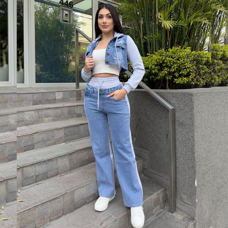 BENCUS JEANS - Pantalón Jean Algodón Mujer Bencus Track