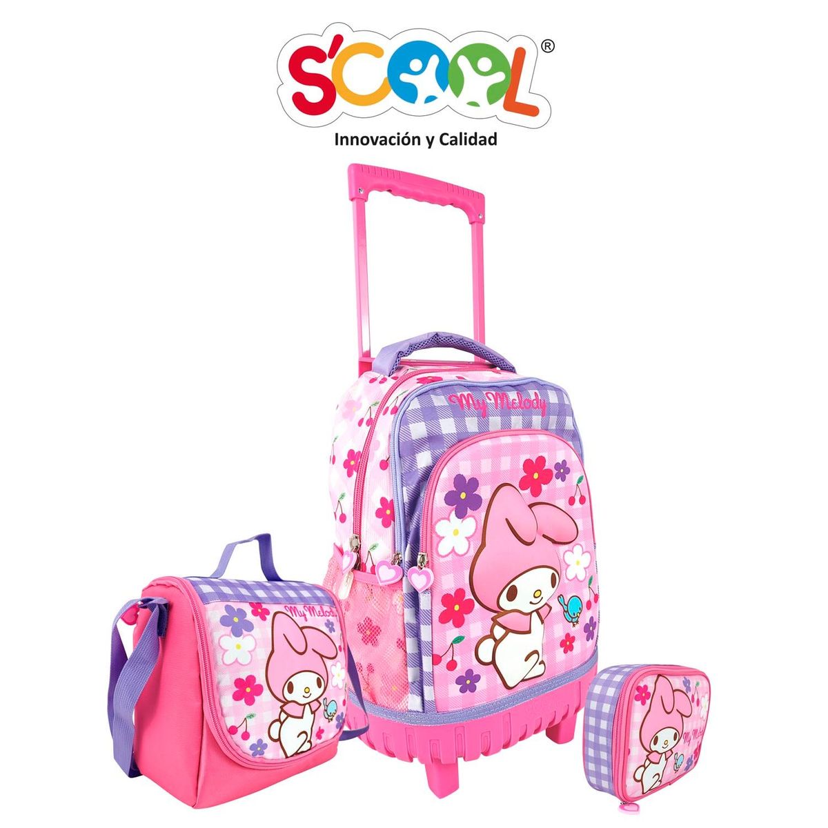 SCOOL - SET MOCHIRUEDAS PLUS SCOOL MAGIC 3D MY MELODY