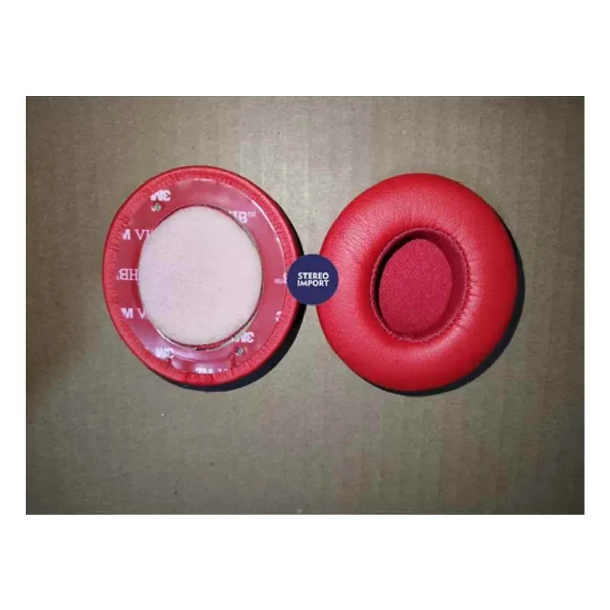 GENERICO - Almohadillas compatibles con Beats Solo 2 - 3 color rojo