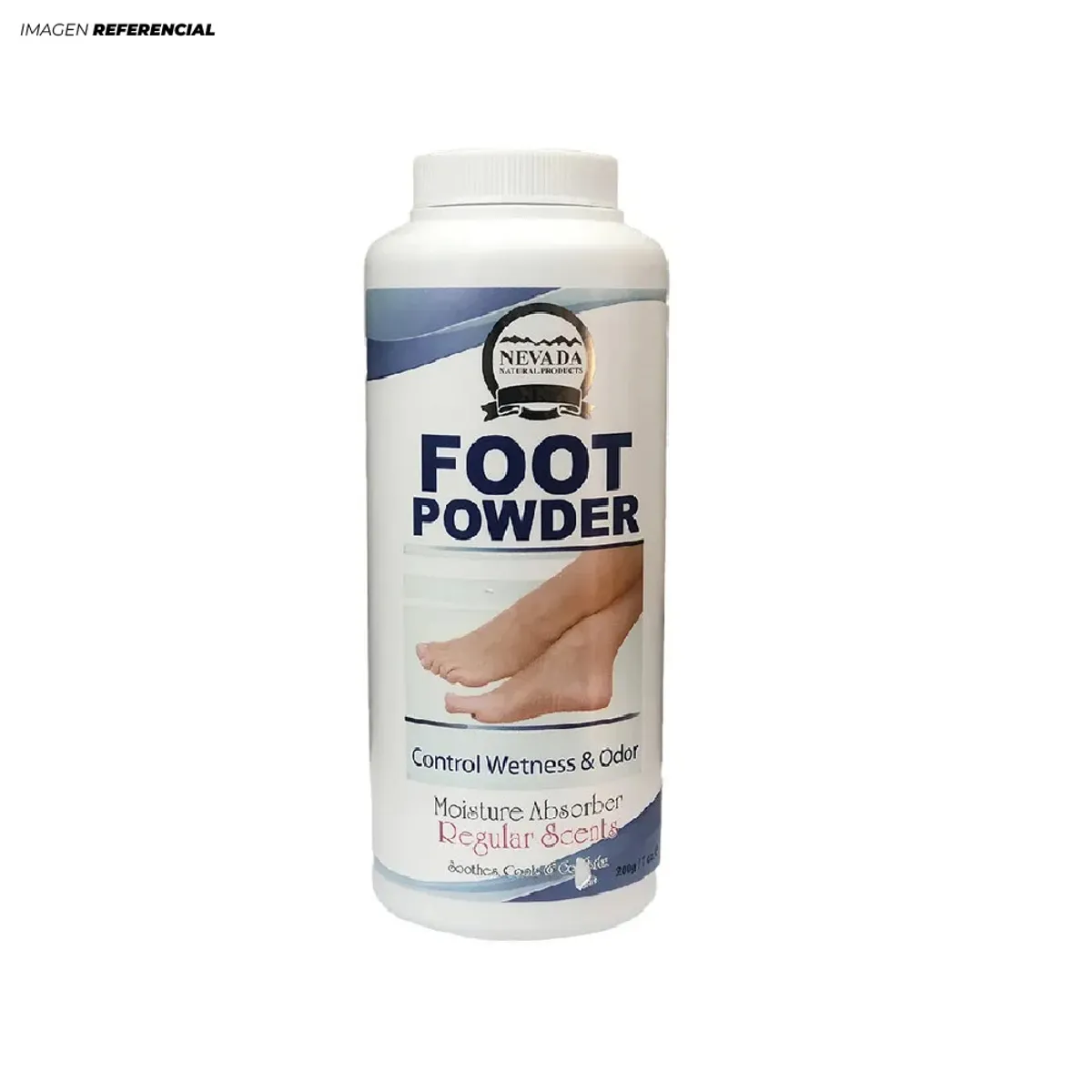 NEVADA NATURAL PRODUCTS - Talco para pies Foot Powder Refrescante Nevada