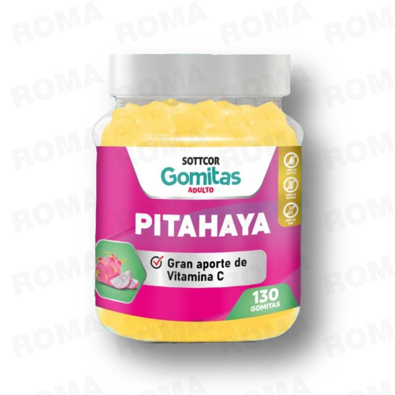 GENERICO - GOMITA DE PITAHAYA ADULTOS 130 GOMITAS SOTTCOR LABS
