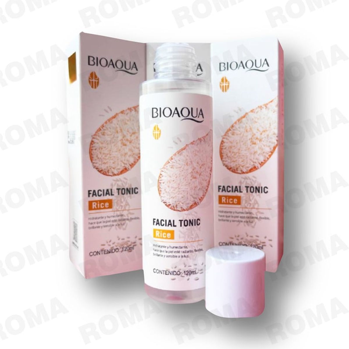 BIOAQUA - TÓNICO FACIAL DE ARROZ 120 ML BIOAQUA