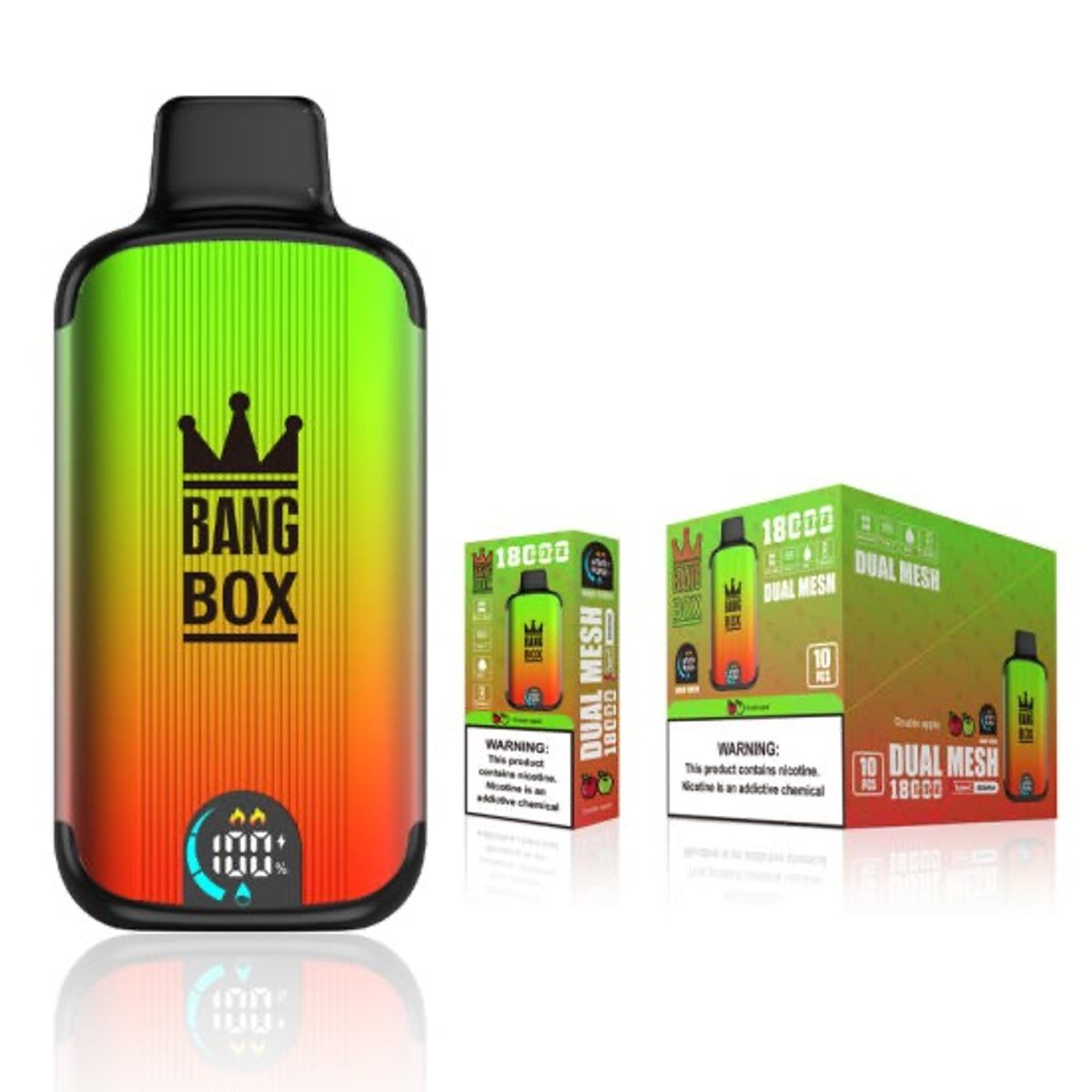 GENERICO - VAPEADOR MANGO PEACH WATERMELON DE 18000 PUFFS