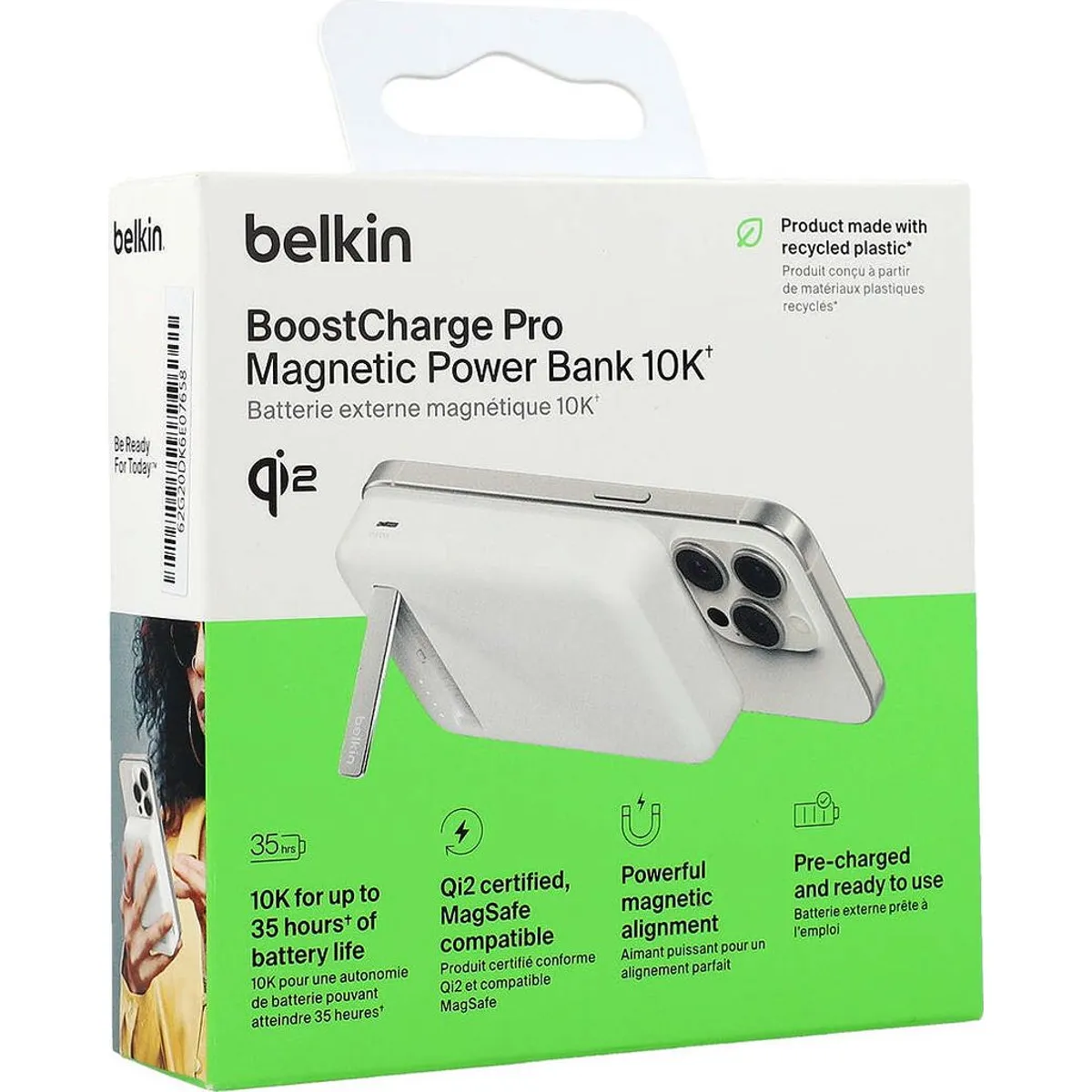 BELKIN - POWER BANK 10K BELKIN MAGSAFE Qi2 BLANCO