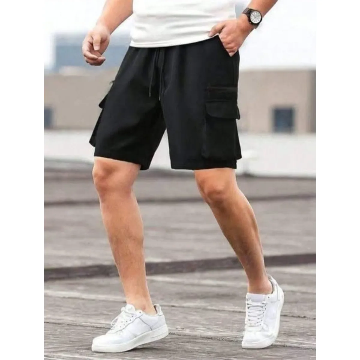 GENERICO - short cargo  para hombre