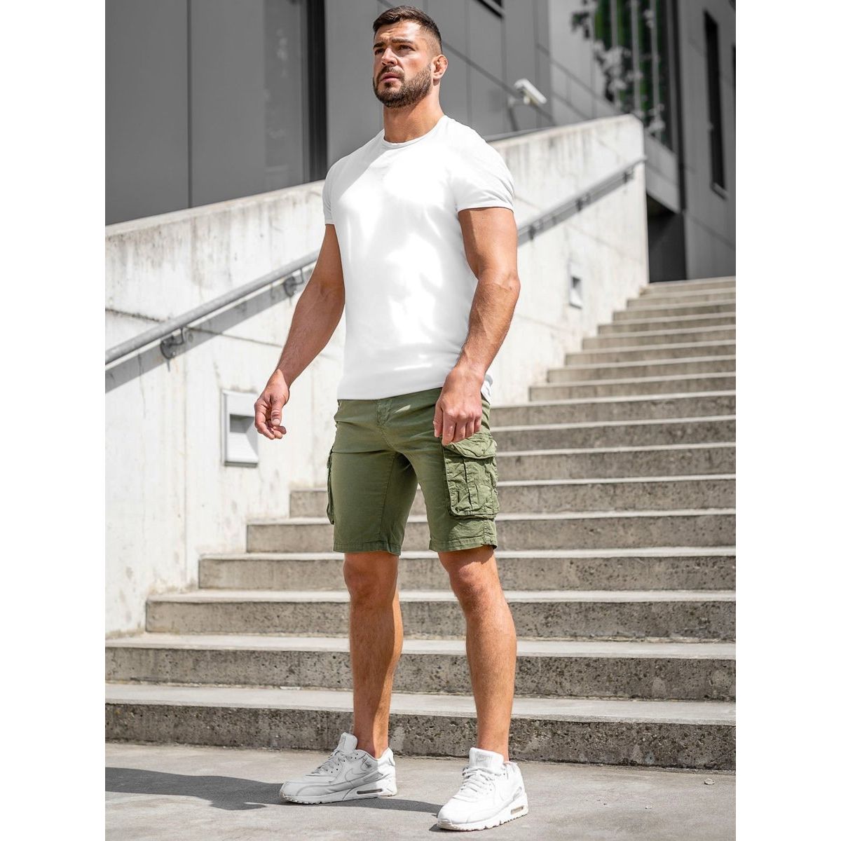 GENERICO - short cargo  para hombre