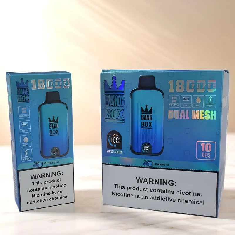 GENERICO - VAPEADOR  BLUEBERRY ICE DE 18000 PUFFS.