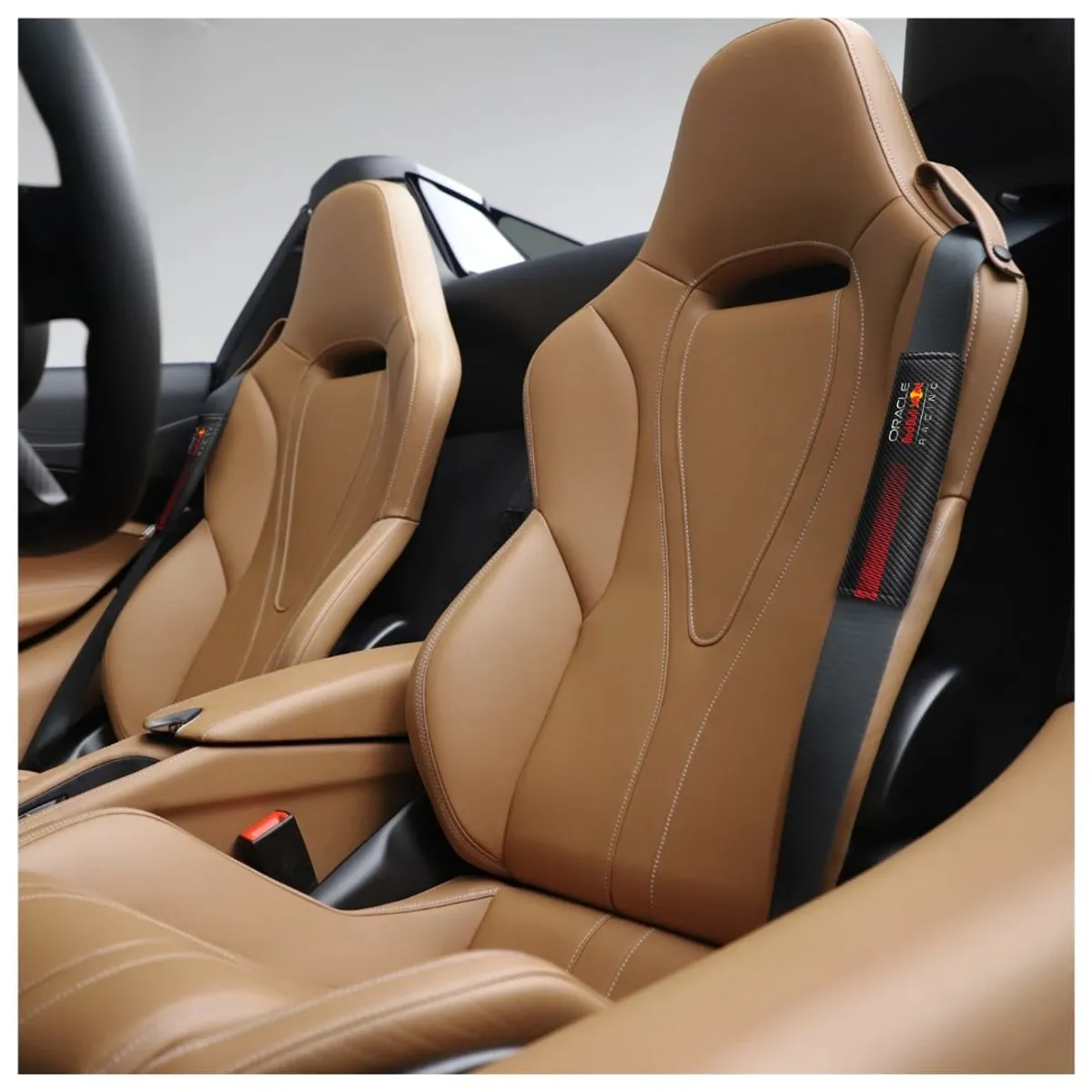 RED BULL - Cubre Cinturón De Seguridad Red Bull Racing Universal Negro