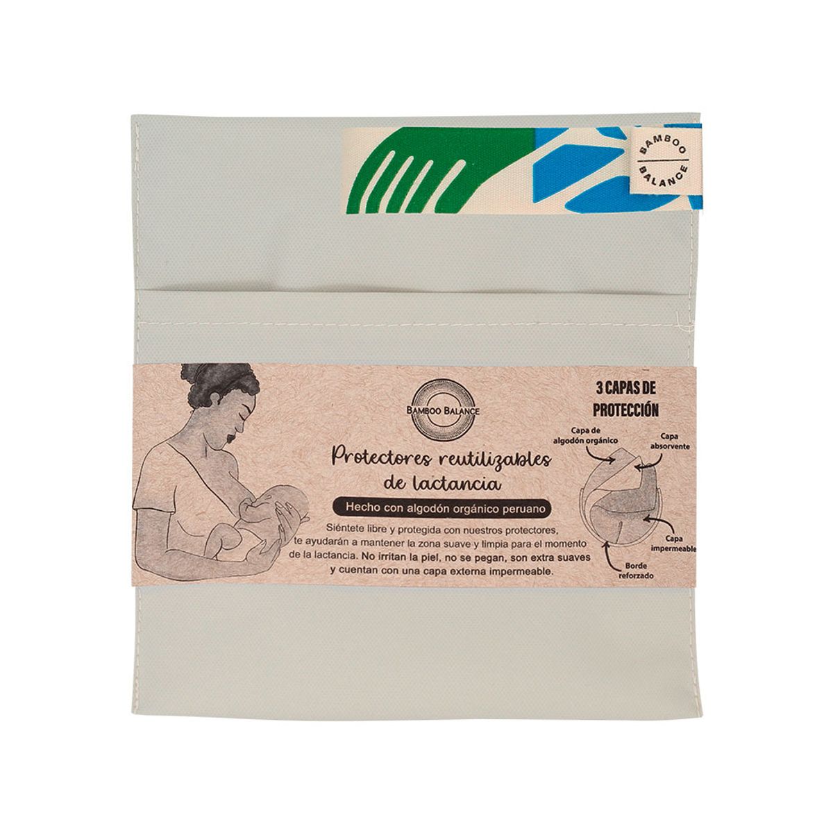 BAMBOO BALANCE - Protectores de Lactancia - 2 pares - Sauco