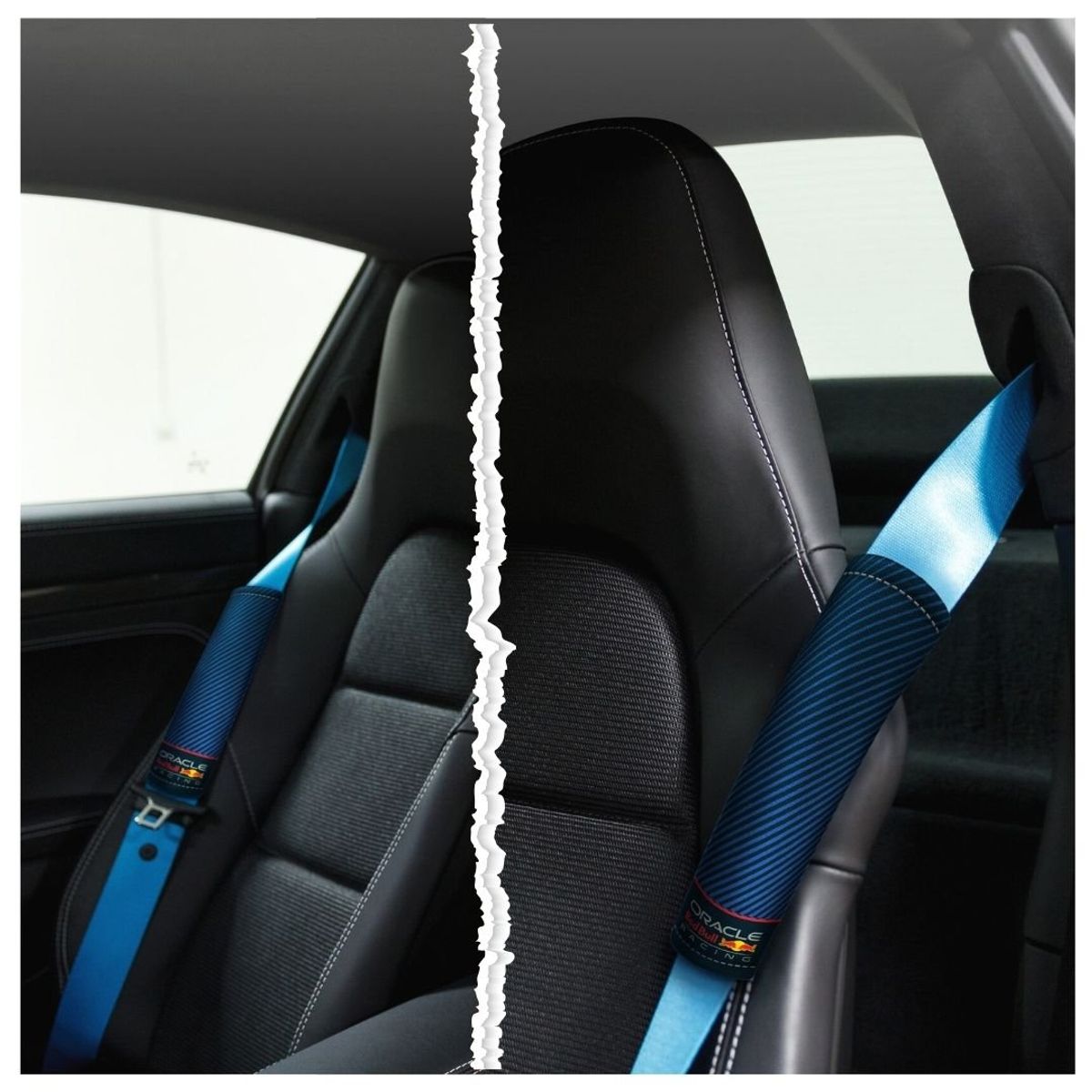 RED BULL - Cubre Cinturón De Seguridad Red Bull Racing Universal Azul