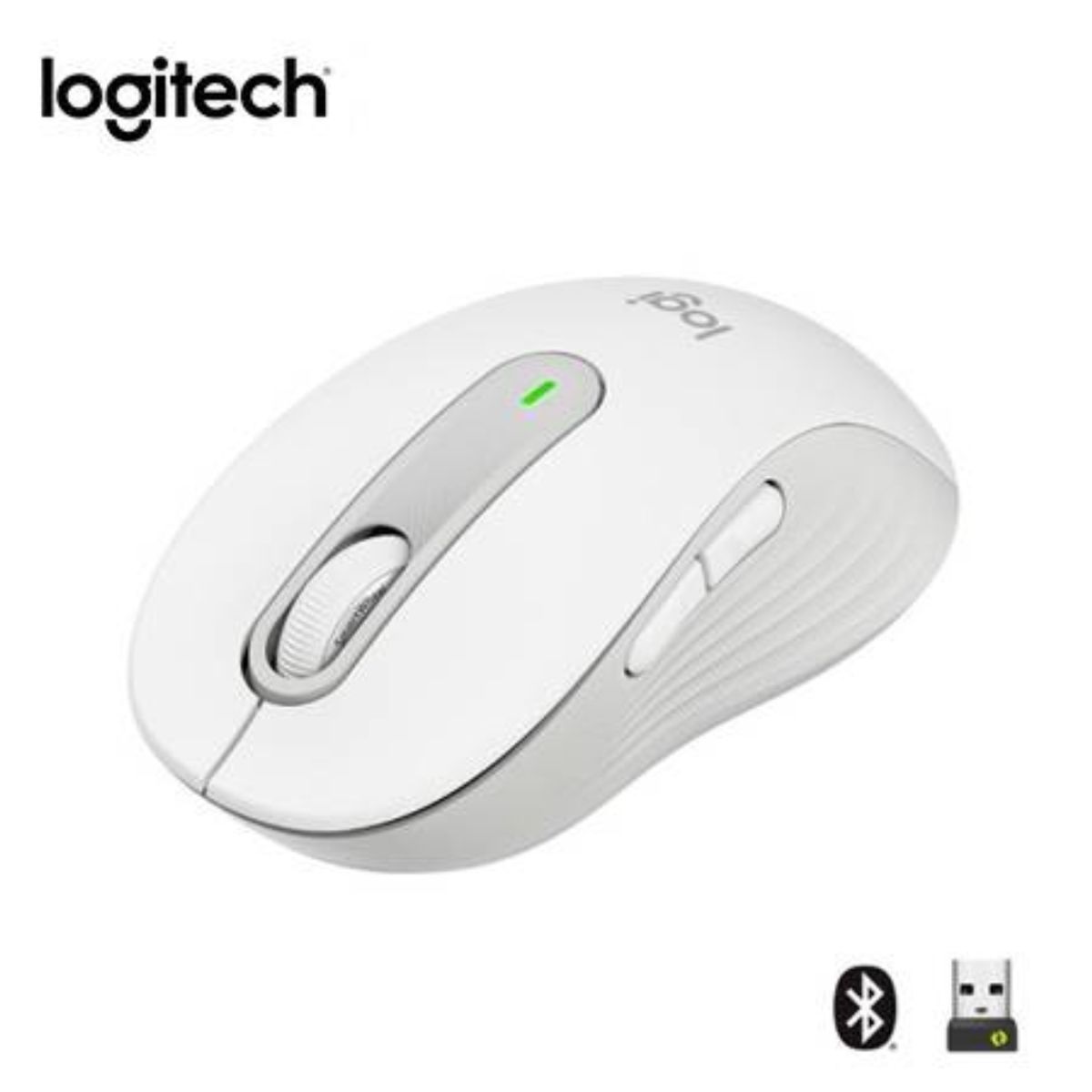 LOGITECH - MOUSE LOGITECH SIGNATURE M650 SILENT WIRELESSBLUETOOTH WHITE
