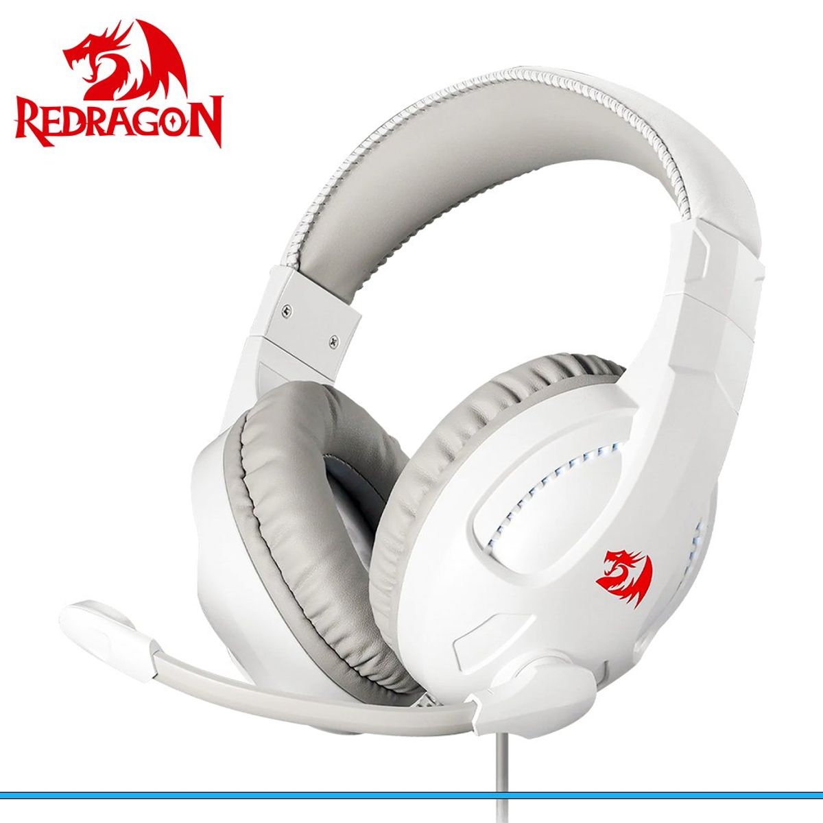 REDRAGON - Auricular Redragon CRONUS H211 RGB White