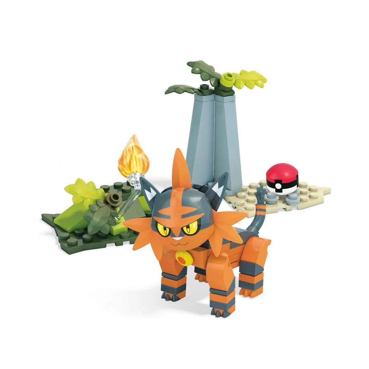 POKEMON - Pokemon Mega Construx Torracat Set 79 Piezas