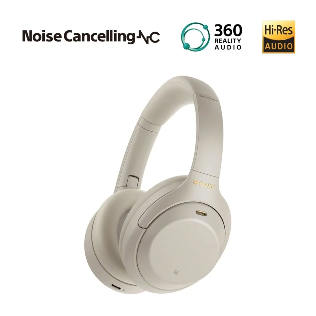 SONY - Audífonos Noise Cancelling con Bluetooth Sony WH-1000XM4 - Plateado