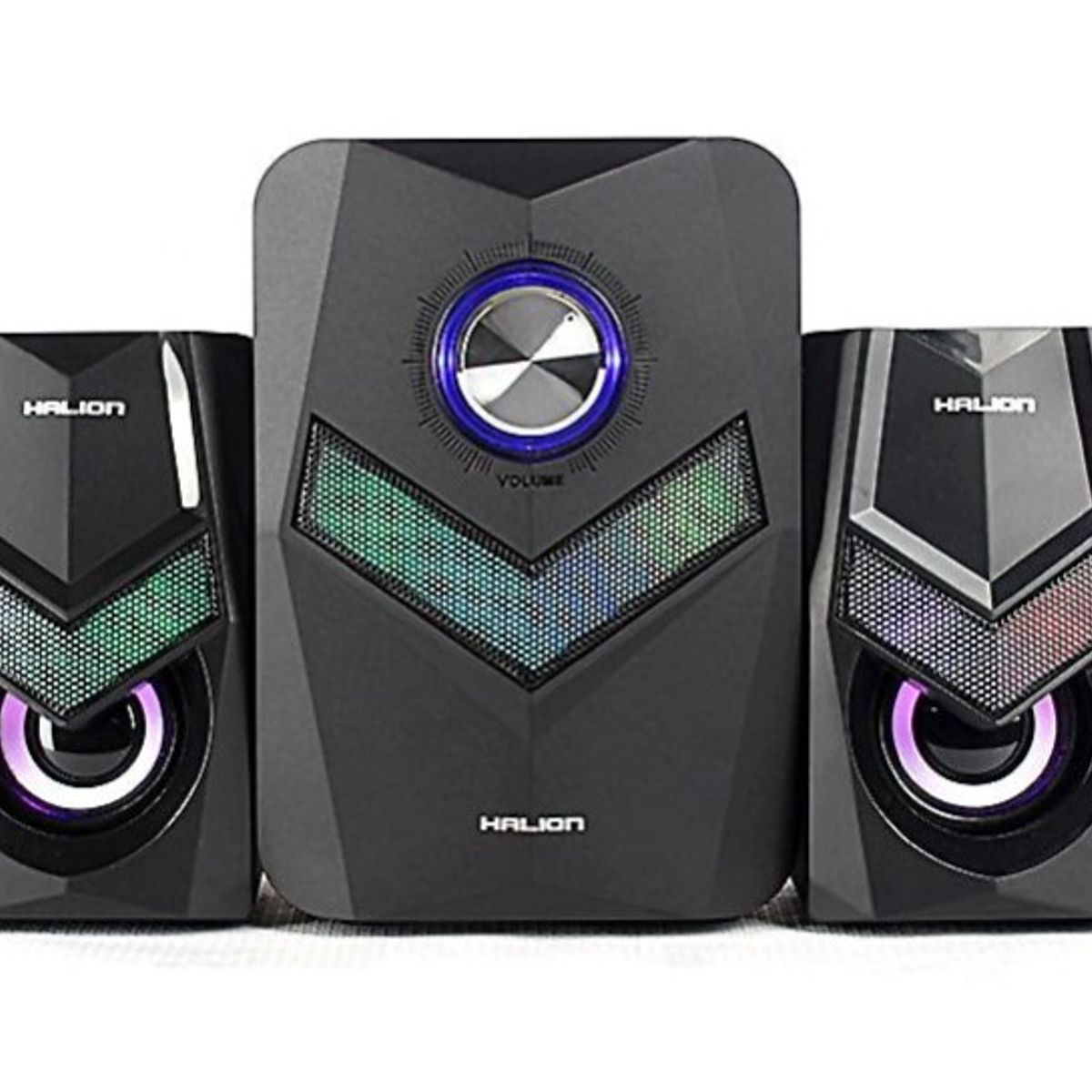 HALION - PARLANTE GAMER RGB 2.1 USB HALION HA-S25