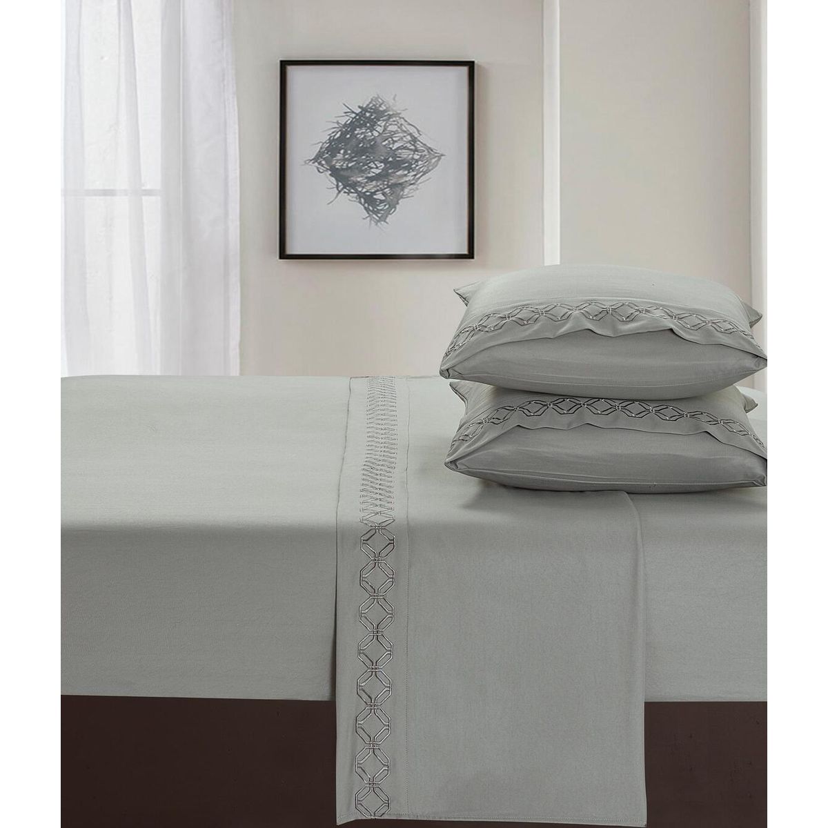 VENEZIA - Set de Sabanas de QUEEN de 4 Piezas 100% Algodón