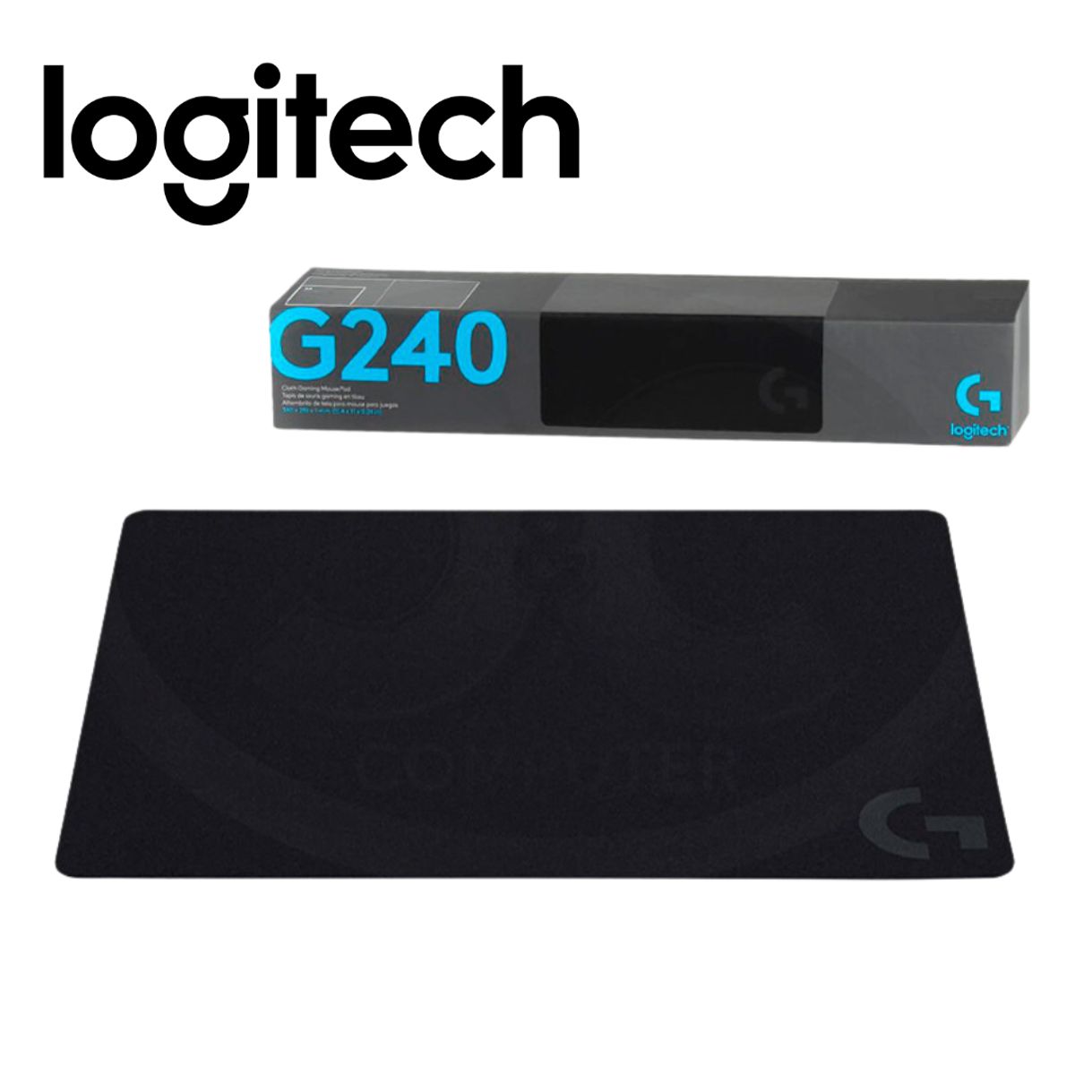 LOGITECH - PAD MOUSE LOGITECH G240 CLOTH MEDIUM BLACK