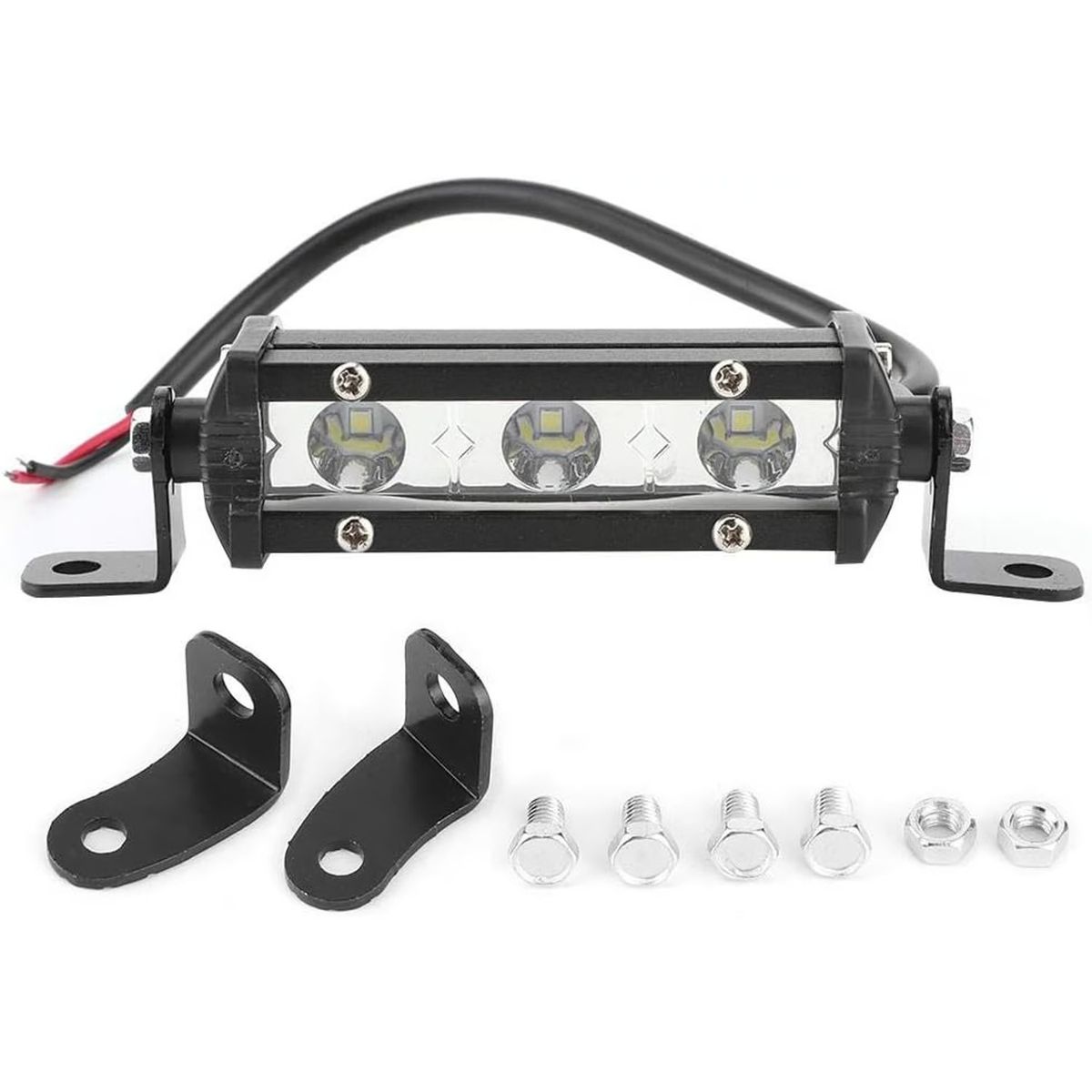 GENERICO - Barra Led Mini Slim 3LEd Dual Color +Strobo 2PCS