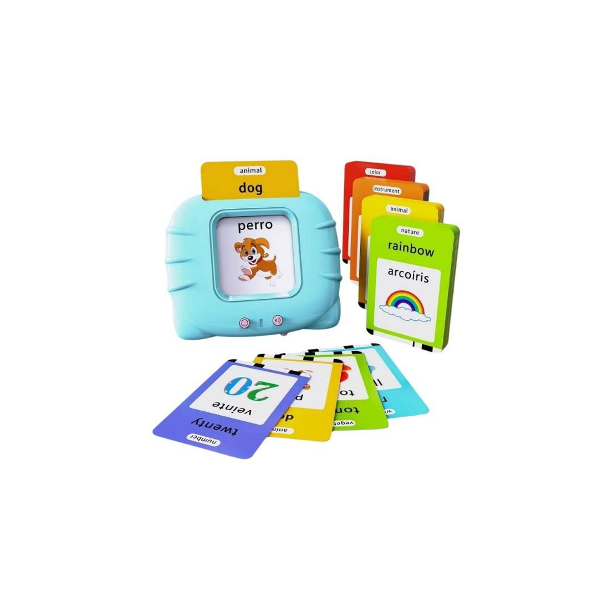 GENERICO - Juguete Educativo Lector de Tarjetas con Sonidos