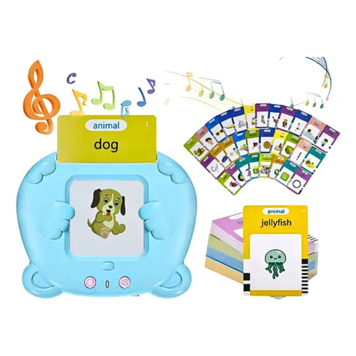 GENERICO - Juguete Educativo Lector de Tarjetas con Sonidos