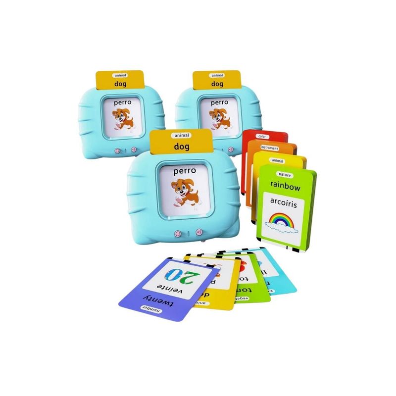 GENERICO - Juguete Educativo Lector de Tarjetas con Sonidos x3Unids