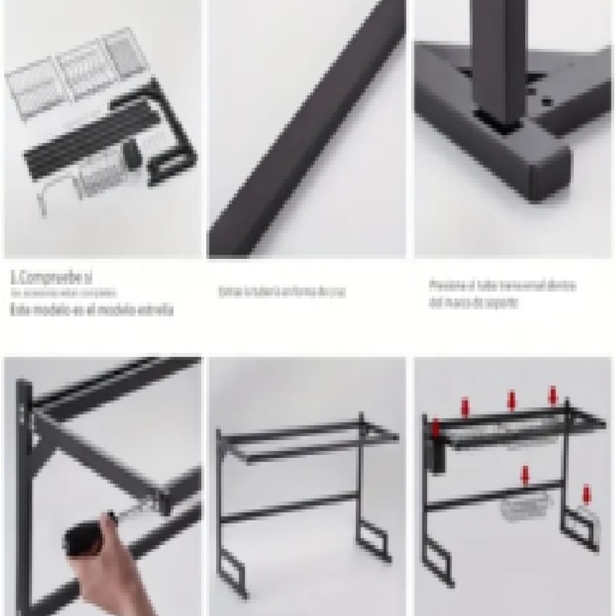 GENERICO - Escurridor Organizador de Platos de Cocina