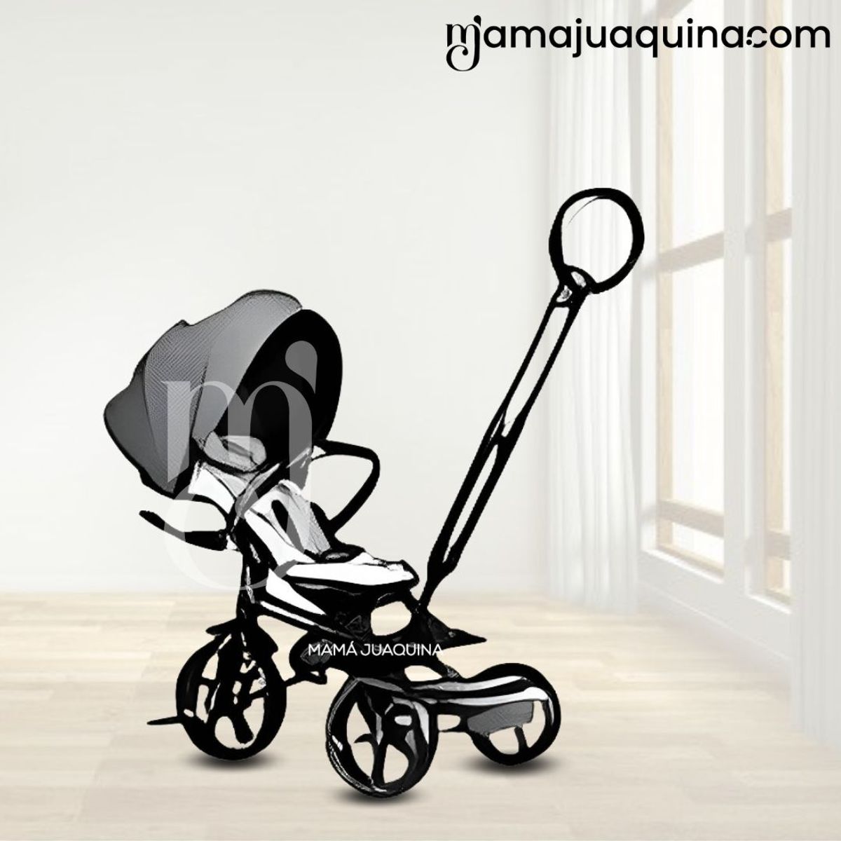 KIDS - Triciclo Guiador Plegable «QUILL PRIME» Sky Blue