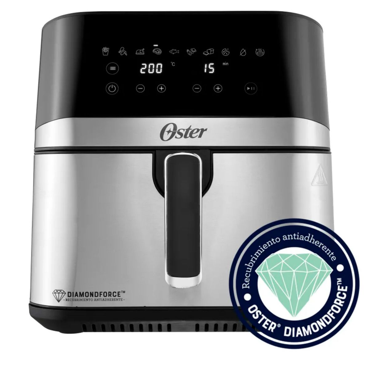 OSTER - Freidora de Aire Digital CKSTAF75DSSDF 7.5 Litros Oster